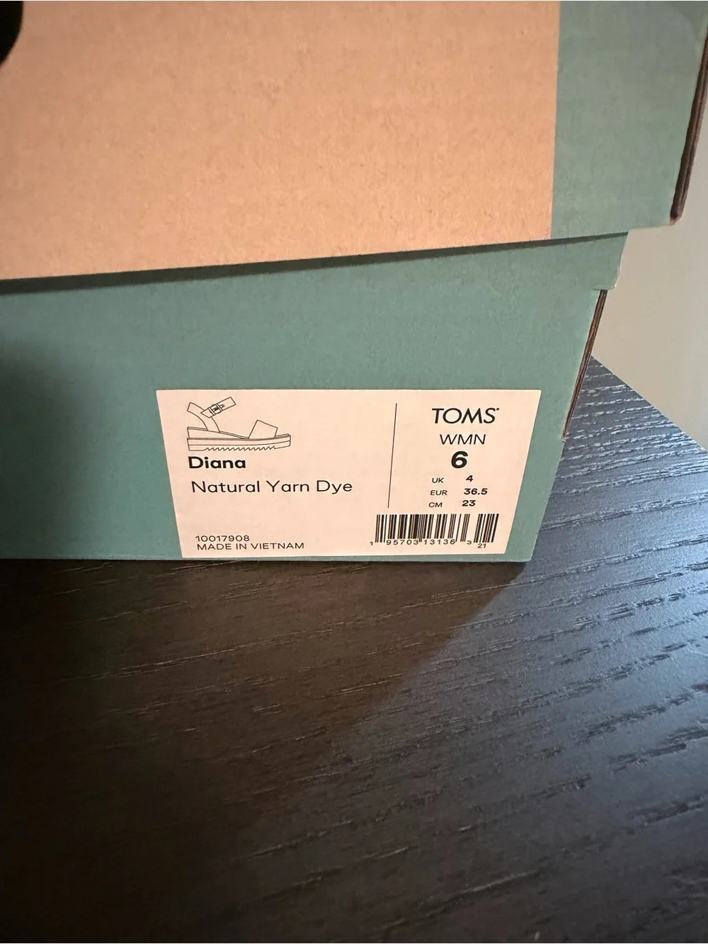 TOMS Diana Wedge Sandal - Natural